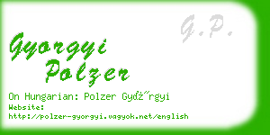 gyorgyi polzer business card